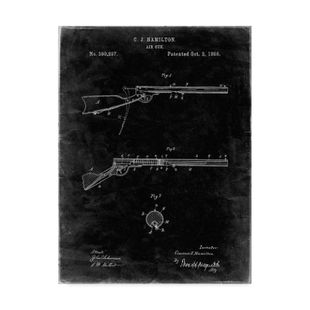 Cole Borders 'Daisy Air Rifle Patent Art' Canvas Art,35x47